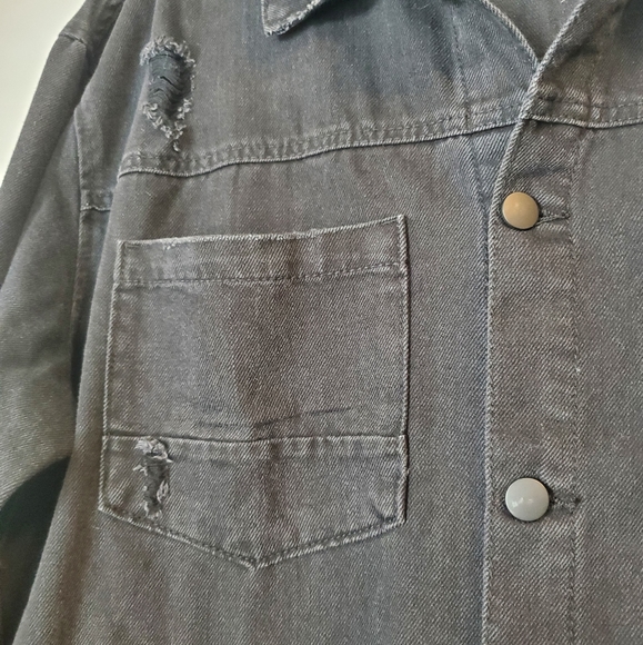 DENIM TRUCKER JACKET - Picture 3 of 6